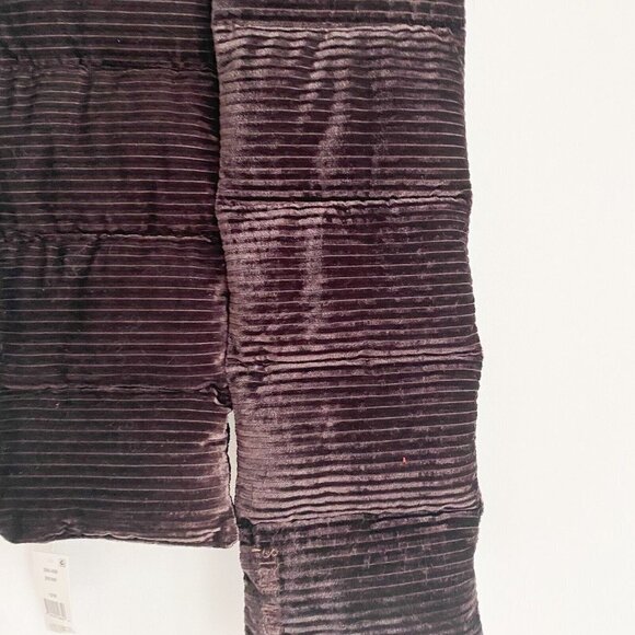 NWT Steve Madden Quilted Puffer Scarf Deep Brown - Picture 2 of 3